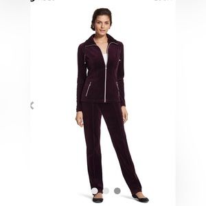 Z energy Chico knit Collection Velour pant sweater set chocolate